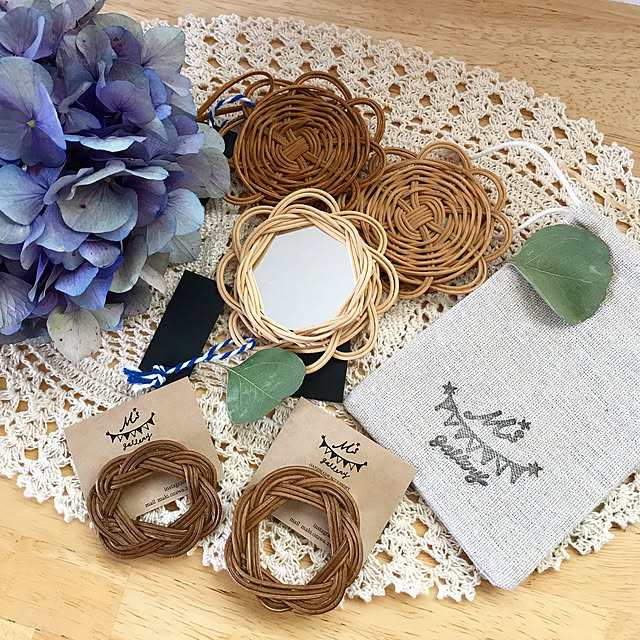 ハンドメイド/ラタン/秋色紫陽花/しゃれとんしゃあ会/ナチュラル同盟♡...などのインテリア実例 - 2019-08-27 07:12:27