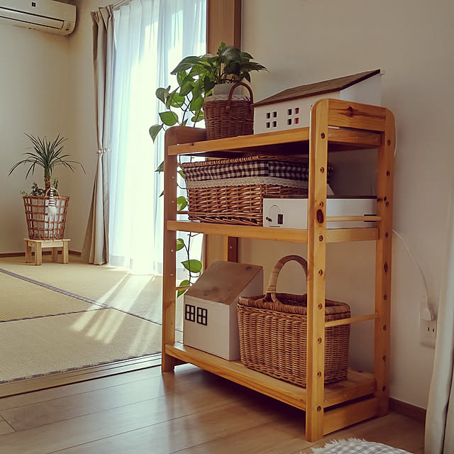 壁/天井/オープンラック/salut!/観葉植物/カゴ...などのインテリア実例 - 2021-04-28 22:41:36