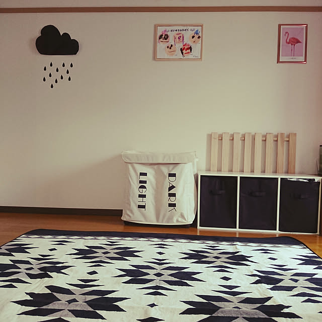 部屋全体/モノトーンに憧れて/10000人の暮らし/姉妹のいる家/子供部屋女の子...などのインテリア実例 - 2018-10-14 15:19:19