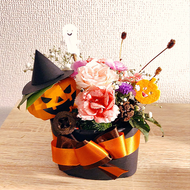 ハロウィン/秋インテリア/シンプルインテリア/お花が好き/おとなかわいい...などのインテリア実例 - 2021-10-06 17:25:24