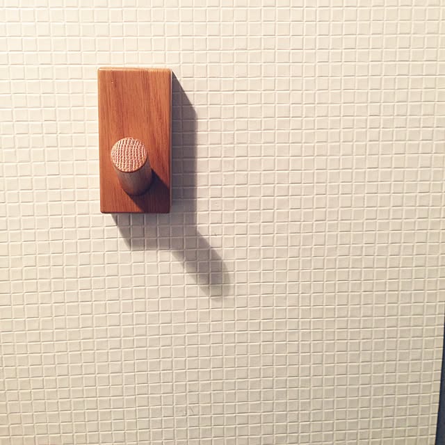 バス/トイレ/クロス/オーク材/無印良品のインテリア実例 - 2016-04-11 13:11:17