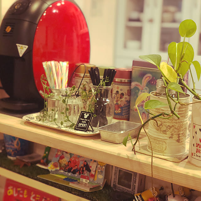 キッチン/ネスカフェバリスタのある風景/10分でできる100均リメイク/しばらく更新できなかった/セリア...などのインテリア実例 - 2018-02-16 21:09:44