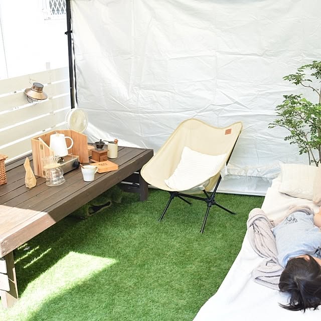 玄関/入り口/こどもと暮らす。/人工芝/おうち快適化計画/庭...などのインテリア実例 - 2023-09-01 12:53:26