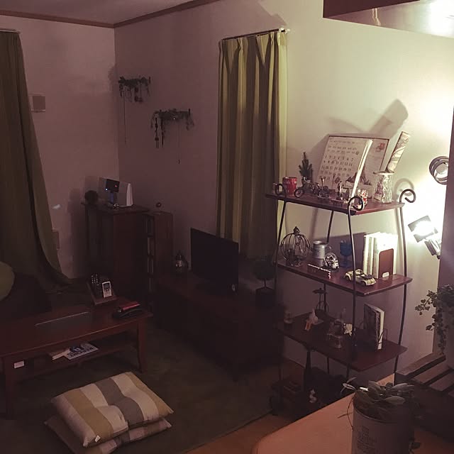 部屋全体/観葉植物/照明/ナチュラル/一人暮らし...などのインテリア実例 - 2016-01-14 23:03:44