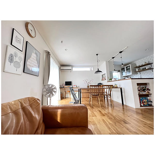 アートワークスタジオ 照明/2021年/IG✧lauleahome/北欧インテリア/漆喰壁...などのインテリア実例 - 2022-01-02 11:33:55