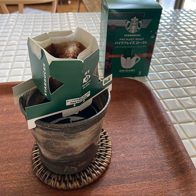 パイクプレイス/コーヒーのある暮らし/コーヒータイム/スターバックス/おうちカフェ...などのインテリア実例 - 2022-10-15 09:59:32