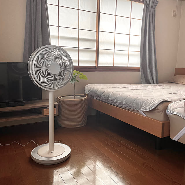 ベッド周り/扇風機/カモメファン/暮らしを楽しむ/日々の暮らし...などのインテリア実例 - 2023-07-24 17:41:01