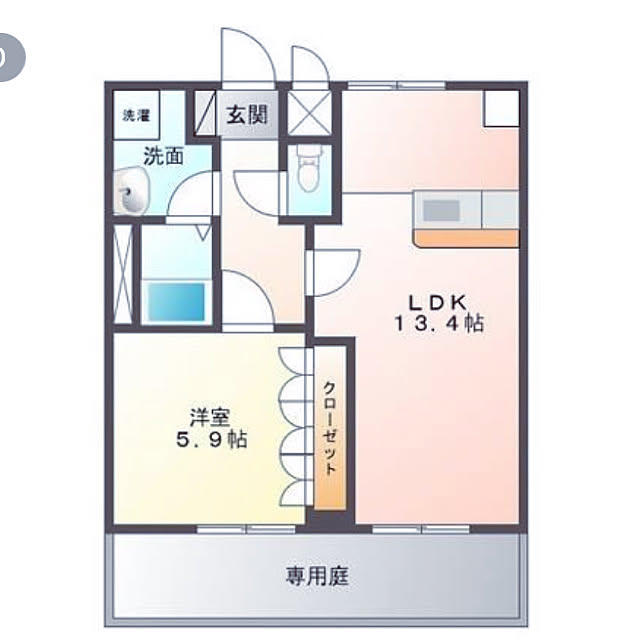 1LDK/ねこのいる暮らし/一人暮らし/部屋全体/間取り図のインテリア実例 - 2022-03-17 20:59:15