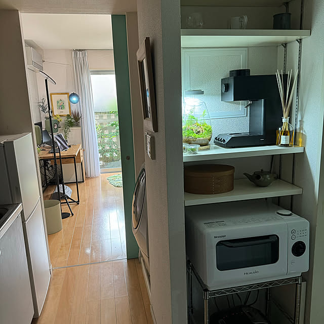 部屋全体/ルームツアー/1K/8畳/ひとり暮らし...などのインテリア実例 - 2024-05-23 12:29:06