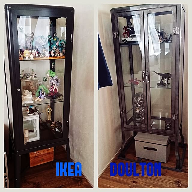 IKEA FABRIKOR ガラス扉キャビネット 自然 ダークグレー 402.422.95 IKEA FABRIKOR ガラス扉キャビネット 自然 ダークグレー 402.422.95