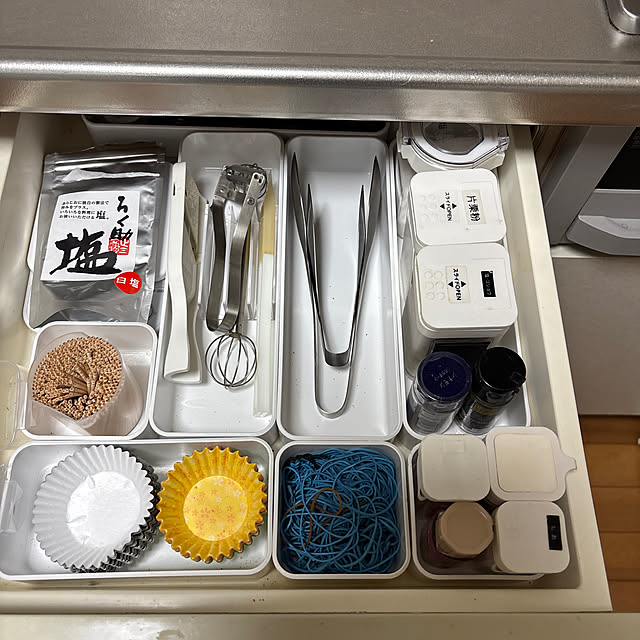 キッチン/ニトリ　整理トレー/山崎実業 tower/引き出し収納のインテリア実例 - 2026-06-20 07:54:21