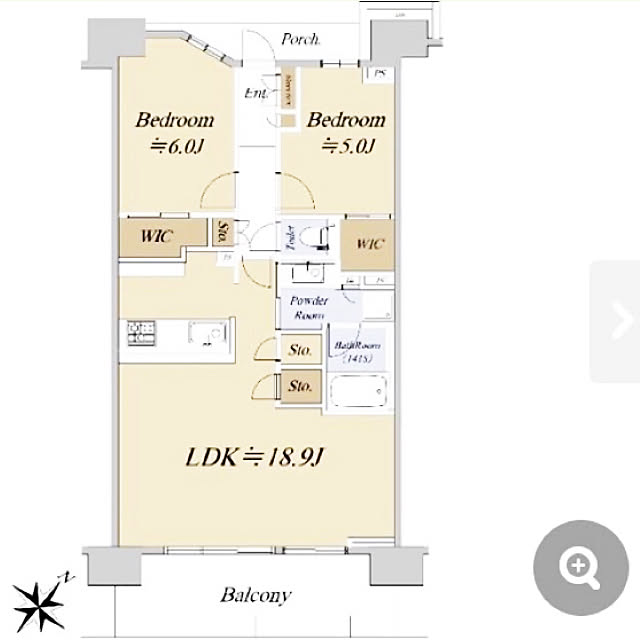 新婚/2LDK 家族/マンション購入/間取り図/部屋全体のインテリア実例 - 2020-07-06 13:47:54
