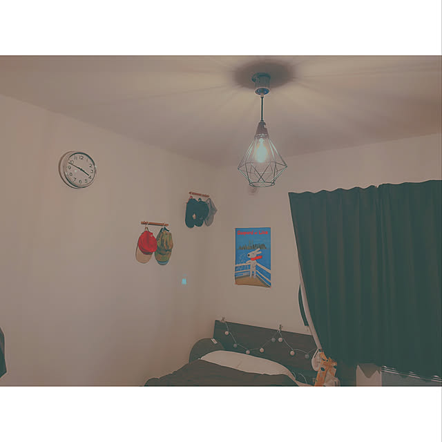 寝室/間接照明/DIY/一人暮らし/カフェ風...などのインテリア実例 - 2019-05-08 23:25:58