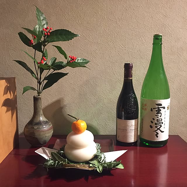 棚/千両/鏡餅/お正月飾りのインテリア実例 - 2016-12-31 18:19:44