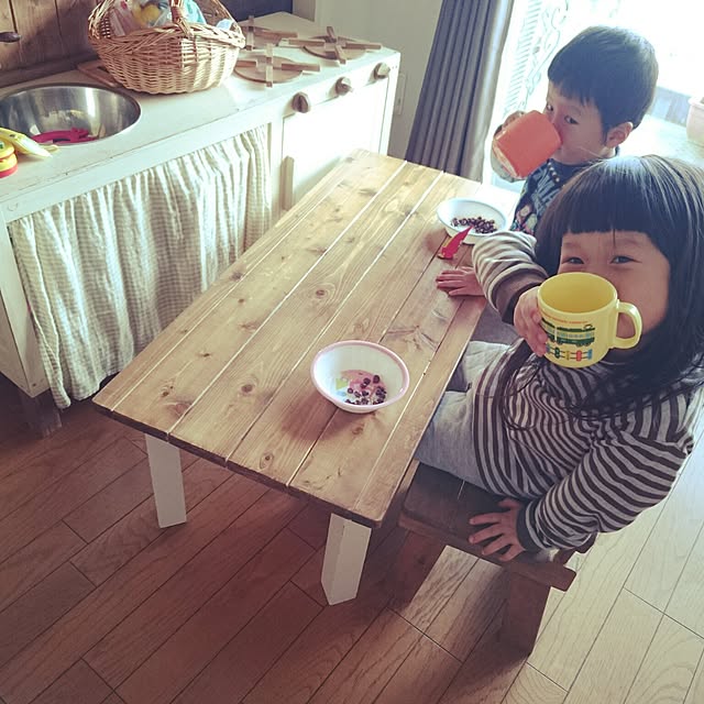机/築20年以上/こどもと暮らす/DIY/マンションのインテリア実例 - 2016-01-09 15:40:51