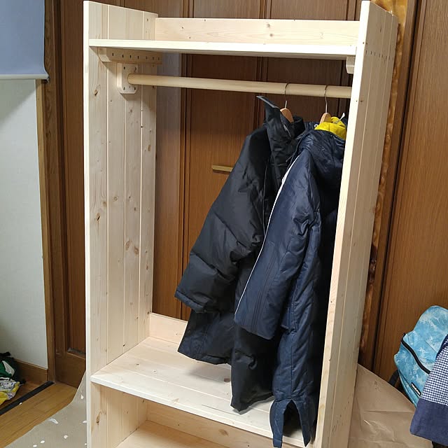 ハンガーラック パイン材のおすすめ商品とおしゃれな実例 ハンガーラック パイン材のおすすめ商品とおしゃれな実例