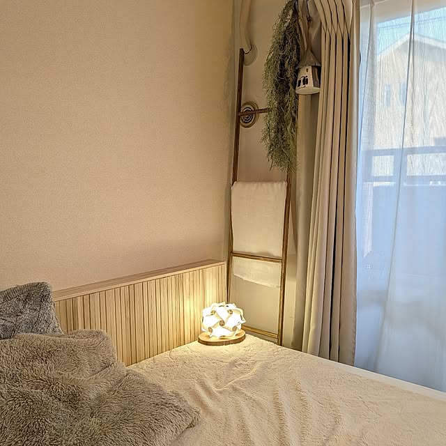 部屋全体/DIY/インテリア/ラダーオブジェ/ベッドヘッドDIY...などのインテリア実例 - 2026-04-24 17:45:21