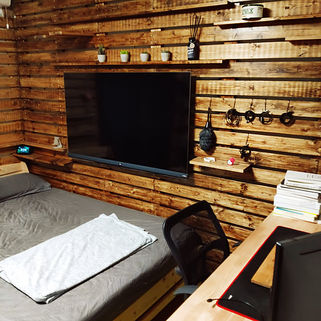 部屋全体/DIY/ハンドメイド/一人暮らし/男前のインテリア実例 - 2020-10-05 09:00:04