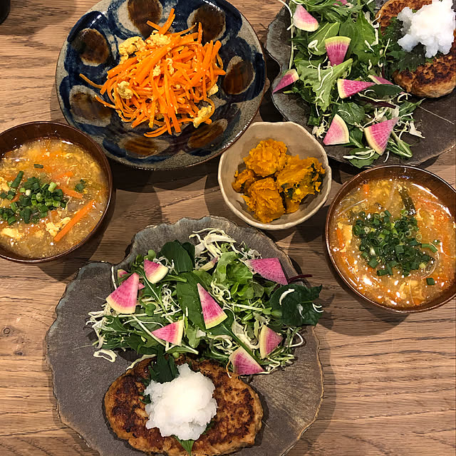 お皿/晩ご飯/やちむん/賃貸キッチン/ふたりごはん...などのインテリア実例 - 2021-02-24 14:26:53