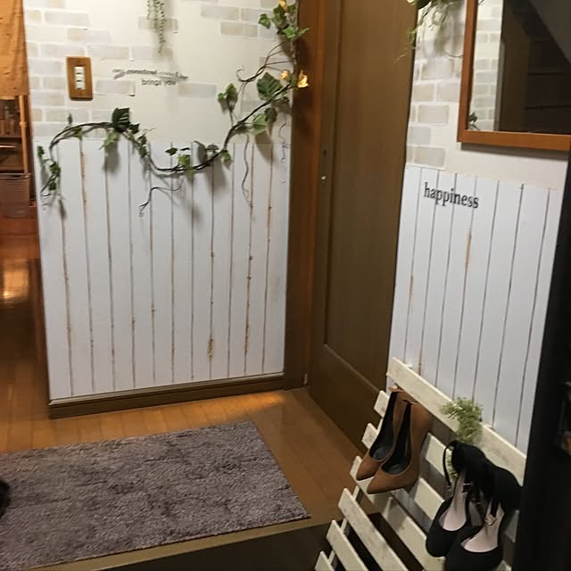 玄関/入り口/DIY/ナチュラル/アンティーク/ハンドメイド...などのインテリア実例 - 2017-03-21 00:31:27