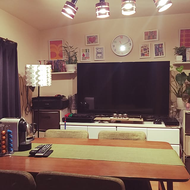 部屋全体/照明/北欧/カフェ風/DIY...などのインテリア実例 - 2015-09-29 23:23:53