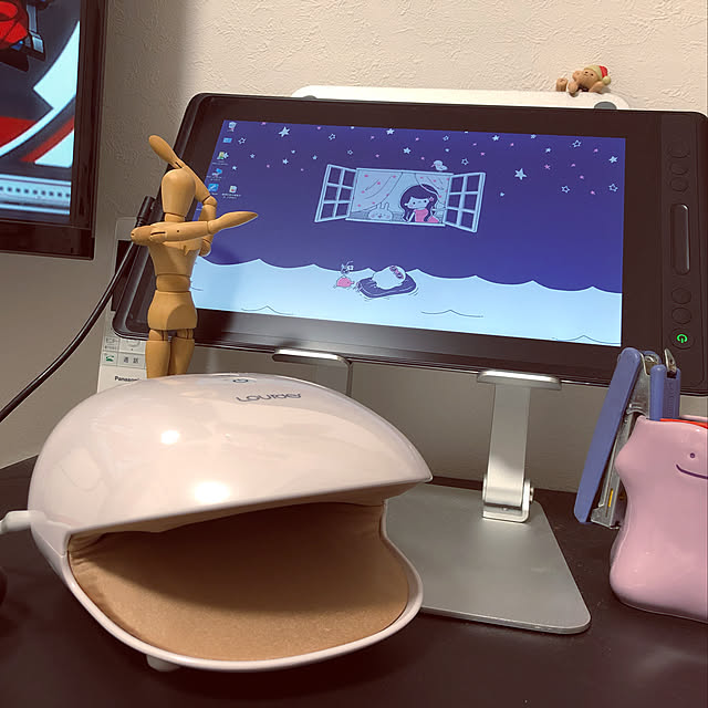 Dew_dropのNulaxy-Nulaxy ノートパソコンスタンド ノート pc スタンド laptop stand 高さ/角度調整可能 姿勢改善 腰痛/猫背解消 折りたたみ式 アルミ製 滑り止め Macbook/Macbook Air/Macbook Pro/iPad/ノートPC/タブレット 10-17.3インチまでに対応 C1の家具・インテリア写真