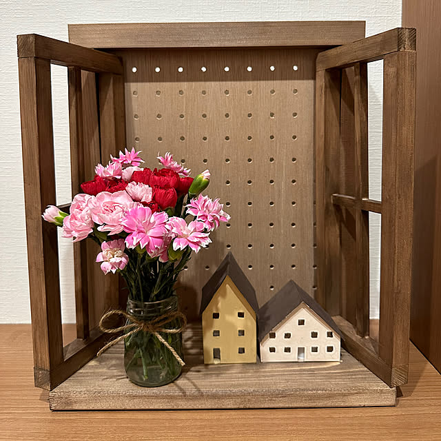 カーネーション/こどもと暮らす。/カインズDIY/DIY/おうちオブジェ...などのインテリア実例 - 2023-05-13 20:13:37