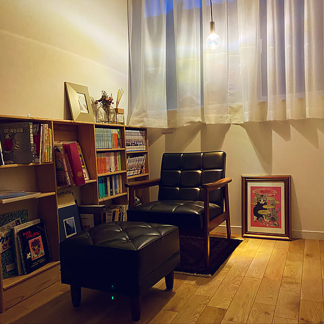 カリモク/読書スペース/フラワーベース/アートのある暮らし/ペルシャ絨毯のある暮らし...などのインテリア実例 - 2022-10-29 05:49:47