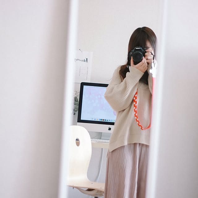 リビング/姿見/シンプル/IKEA/一人暮らし...などのインテリア実例 - 2017-02-08 17:59:24