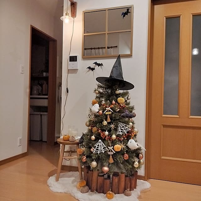 壁飾り/ハロウィン/ハロウィンディスプレイ/ハロウィン雑貨/ハロウィン飾り...などのインテリア実例 - 2025-09-28 19:37:35
