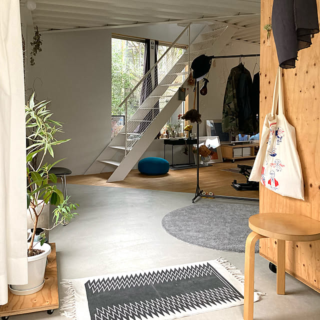 TRUCK FUNITURE/播州織/構造用合板/オーク材/木のある暮らし...などのインテリア実例 - 2021-09-14 20:21:53