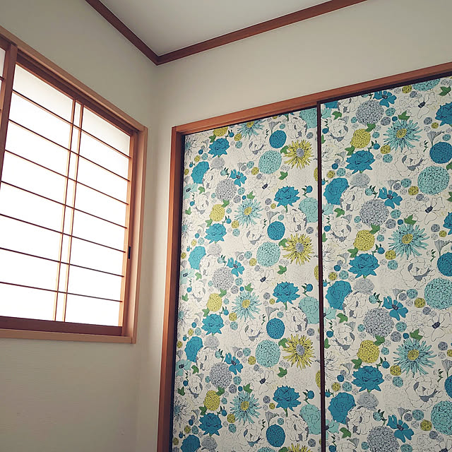 部屋全体/フィンレイソン壁紙/北欧/和室/壁紙...などのインテリア実例 - 2021-05-02 13:03:41