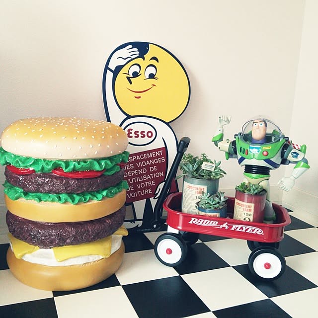 楽天市場】ハンバーガー 椅子 スツール チェア【ビッグサイズ