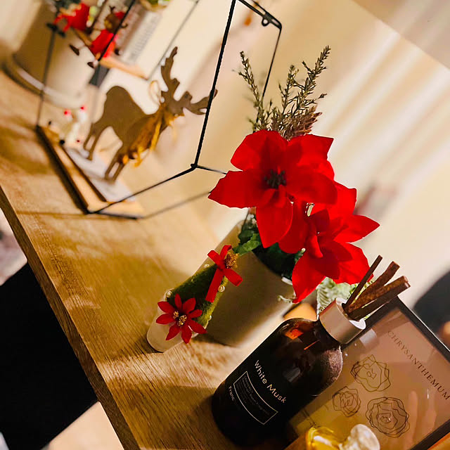棚/暖かみのあるクリスマス/クリスマス/賃貸/オープンラック...などのインテリア実例 - 2023-11-08 23:04:01