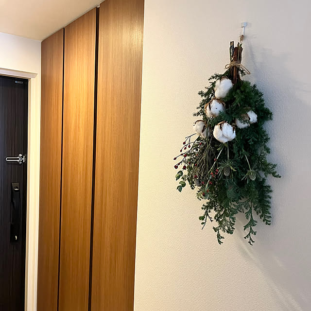 FLOWERのある暮らし/ロスレスブーケ/flower_is/スワッグ/クリスマススワッグ...などのインテリア実例 - 2023-12-03 14:23:04