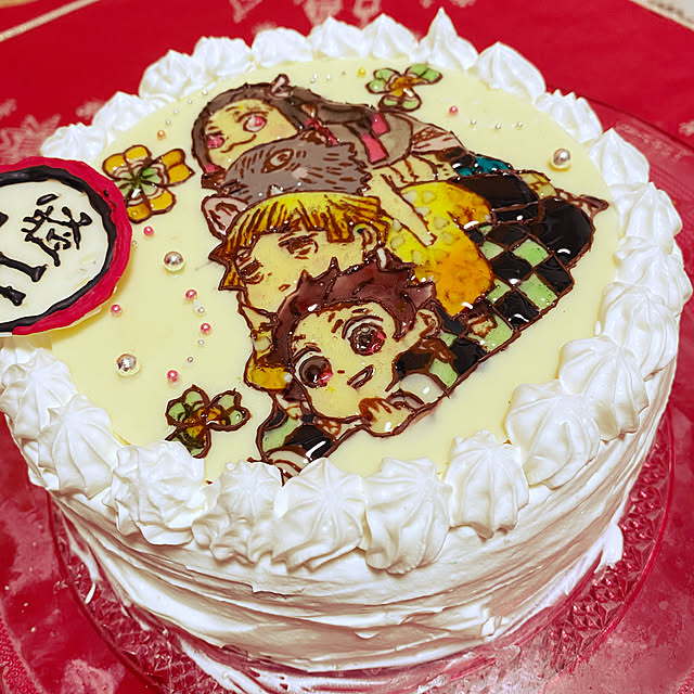 デコペン/キャラケーキ/ナパージュ/手作り/子供の誕生日...などのインテリア実例 - 2020-11-30 07:22:48