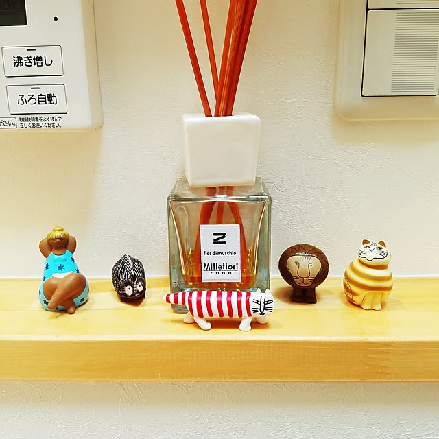 棚/平屋暮らし/北欧好き/ナチュラルが好き♡/好きなものに囲まれて暮らす...などのインテリア実例 - 2016-08-15 11:33:04