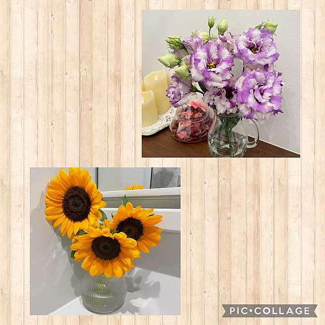 IKEAの花瓶/スリコの花瓶/夏バテ？/道の駅/ひまわり...などのインテリア実例 - 2022-07-12 06:50:20