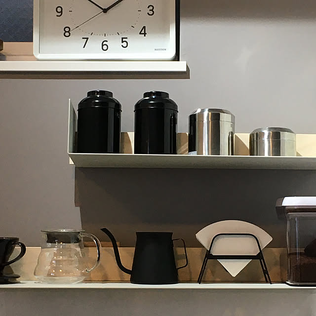 blueleavesのOXO-OXO 保存容器 密閉 1.4L ステンレス コーヒー&ティー ポップコンテナ UVカット レクタングル ショート スクープ付きの家具・インテリア写真