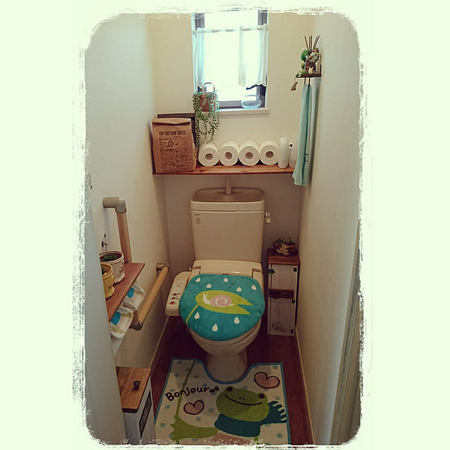 バス/トイレ/DIY/収納棚DIY/セリア/ナチュラルインテリア...などのインテリア実例 - 2018-09-16 20:19:49