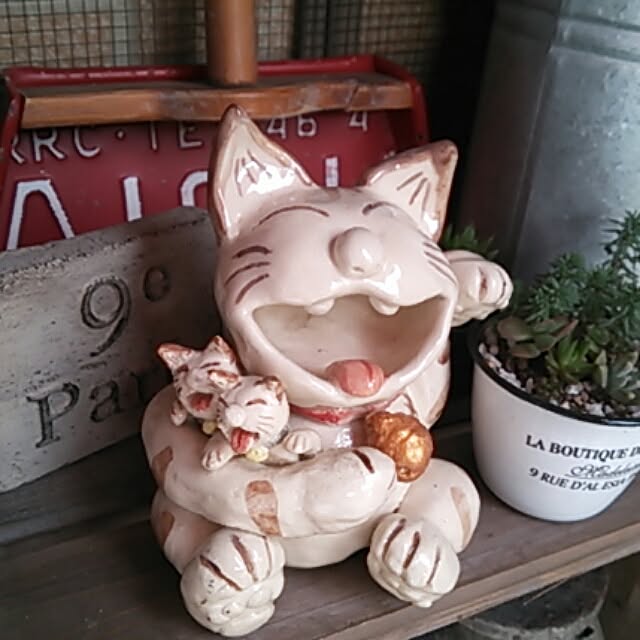 玄関/入り口/陶芸 招き猫のインテリア実例 - 2015-05-25 20:41:02