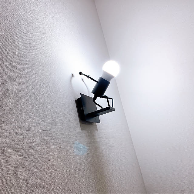pin.no_ouchiのジーン-KIRIN-ROKI K-287-CL ブラケットライト　ウォールライト　LED対応　可愛い　ランプ　人型ライト【座るタイプ】の家具・インテリア写真