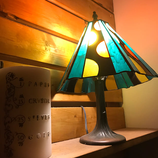 LEDの光は苦手/照明器具/ステンドグラス/昭和レトロ/間接照明...などのインテリア実例 - 2020-09-20 13:19:46