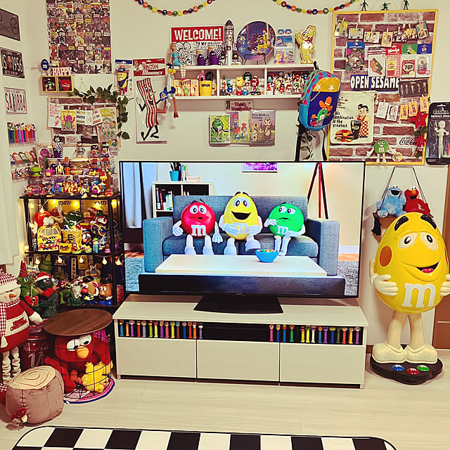 リビング/m&m's/アメリカン雑貨/アメトイ/ミールトイ...などのインテリア実例 - 2024-12-13 22:04:09