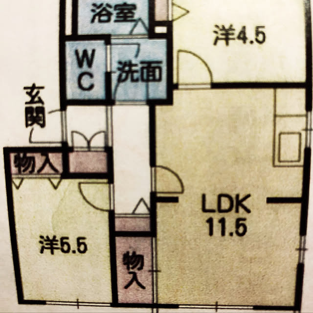部屋全体/ニトリ/2LDK/同棲スタート/ナチュラル...などのインテリア実例 - 2018-04-14 09:21:41