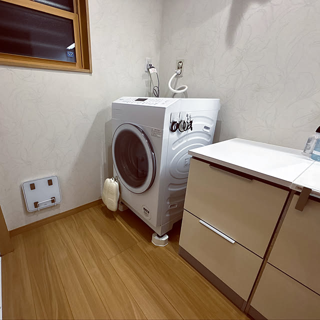 バス/トイレ/壁掛け体重計/ドラム式洗濯機/新生活のインテリア実例 - 2026-03-20 18:11:48