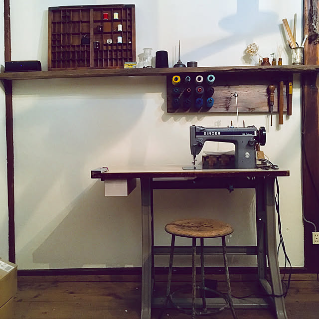 DIY 足踏みミシンのインテリア・手作りの実例 | RoomClip DIY 足踏みミシンのインテリア・手作りの実例 | RoomClip