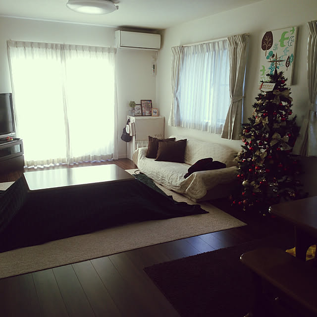 部屋全体/こたつのある部屋のインテリア実例 - 2017-12-18 10:30:08