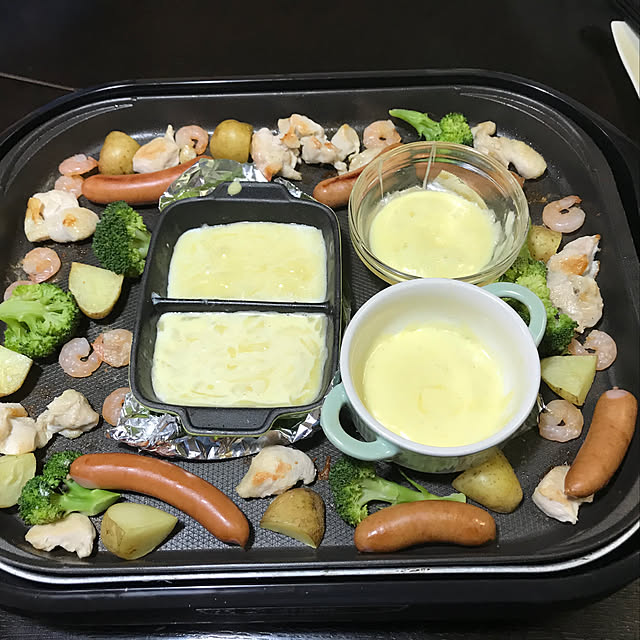 余り物/簡単/料理/ホットプレート/自宅...などのインテリア実例 - 2020-06-02 20:54:16