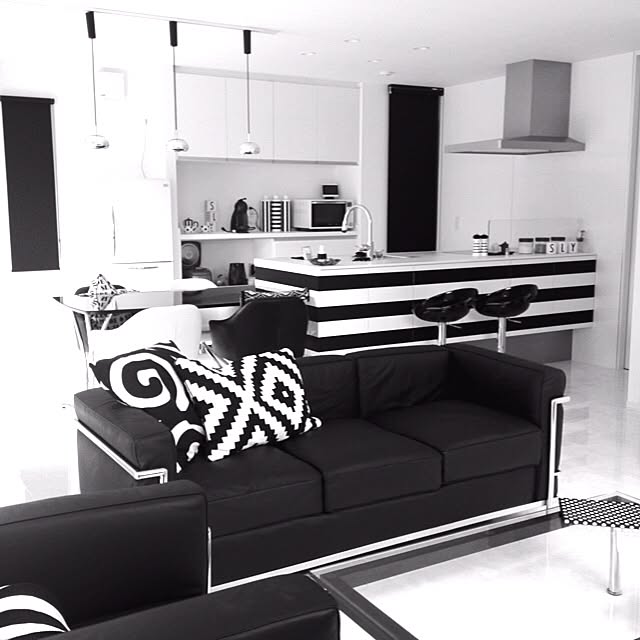 部屋全体/IKEA/モノトーン/白黒のインテリア実例 - 2014-01-21 15:43:26